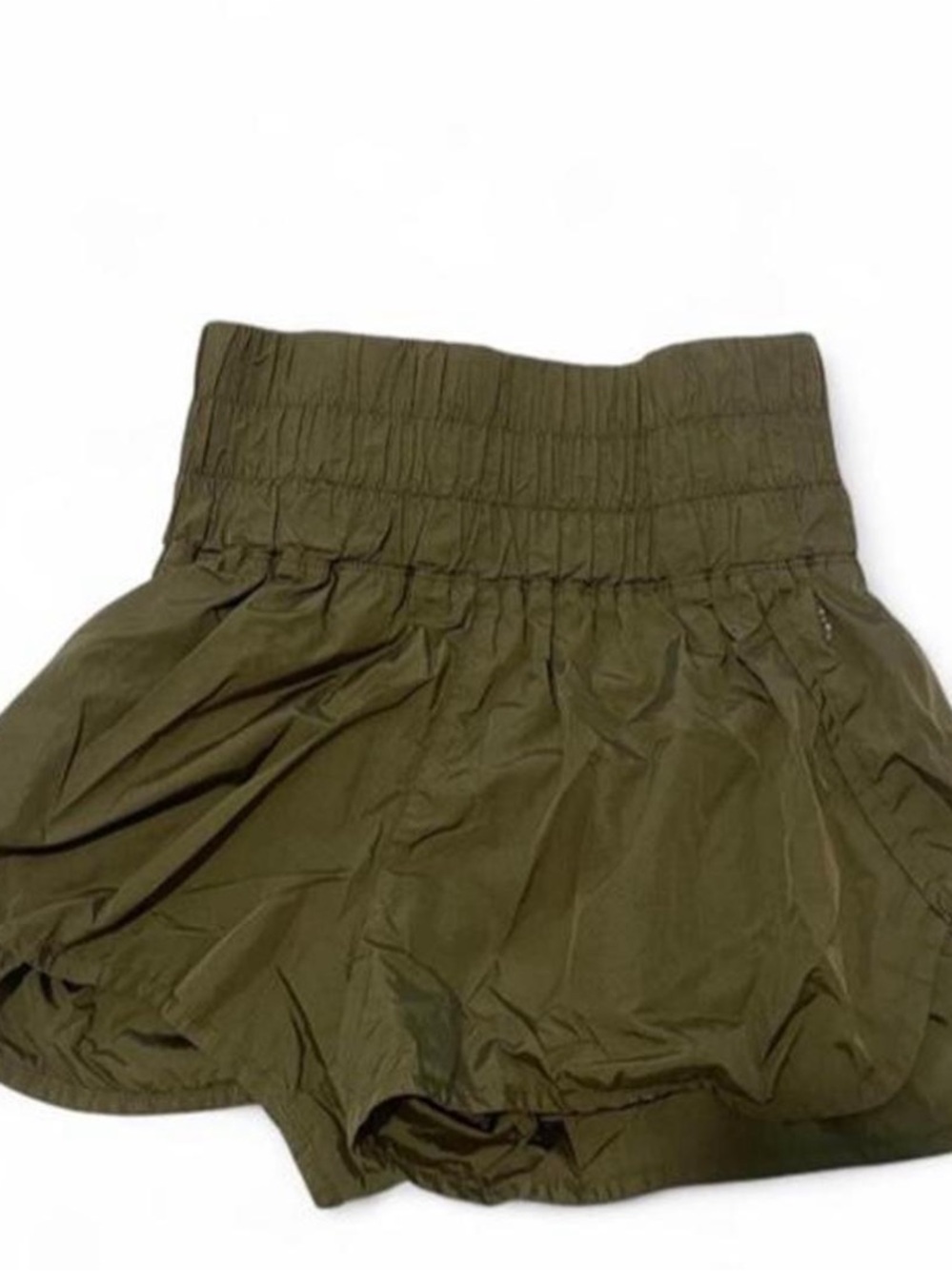 Free people movement green shorts